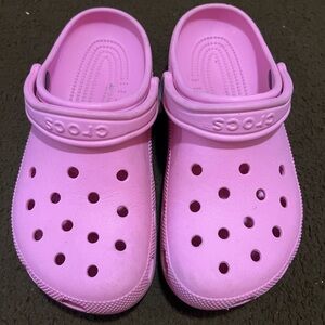 Pink Crocs